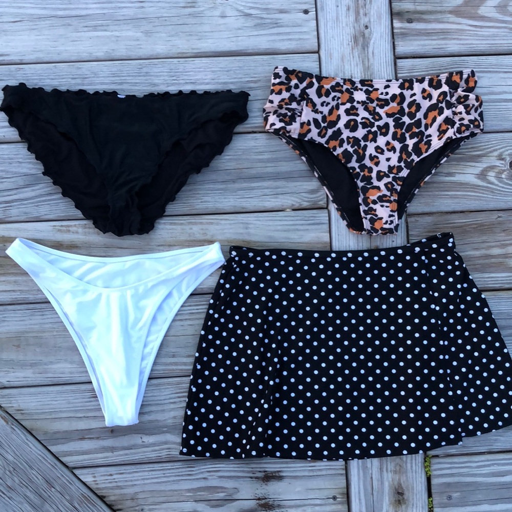 NWOT! - ANNE COLE + 3 more! {BUNDLE} Bikini Swim Bottoms
